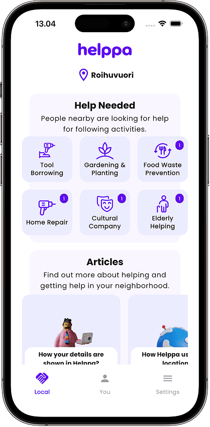 Mobile UI 